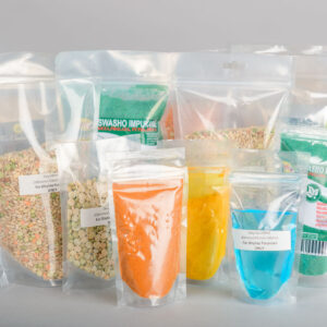 Transparent document bags for logistics packaging